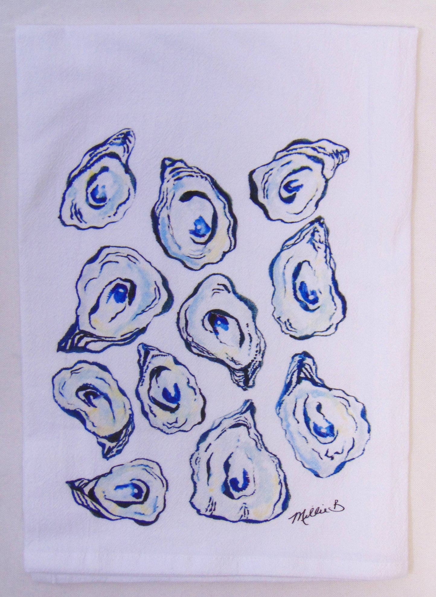 Limited Edition Oyster Life Flour Sack Napkins