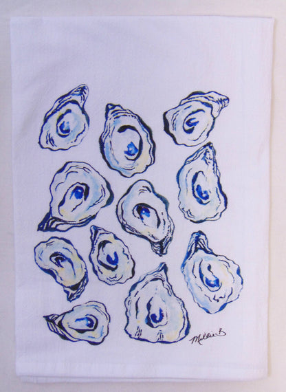 Limited Edition Oyster Life Flour Sack Napkins