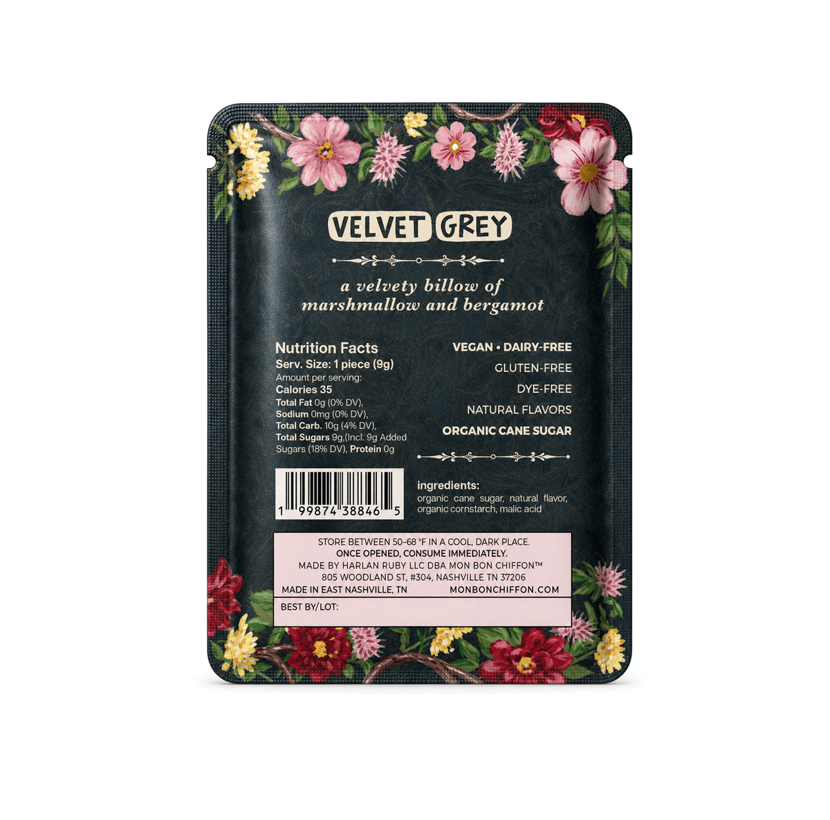 Velvet Grey Bergamot Marshmallow | Cotton Candy Puff