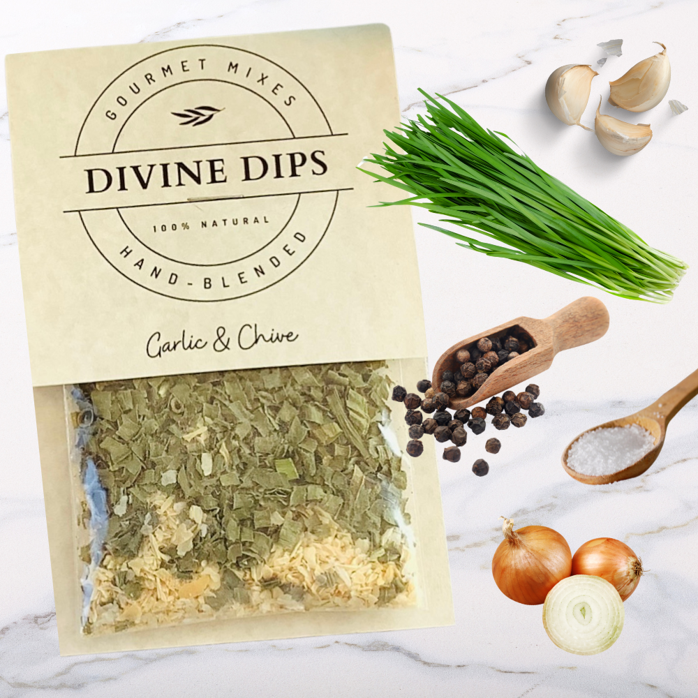 Full Mood Garlic & Chive Seasoning Dip Mix & Cheese ball Spices