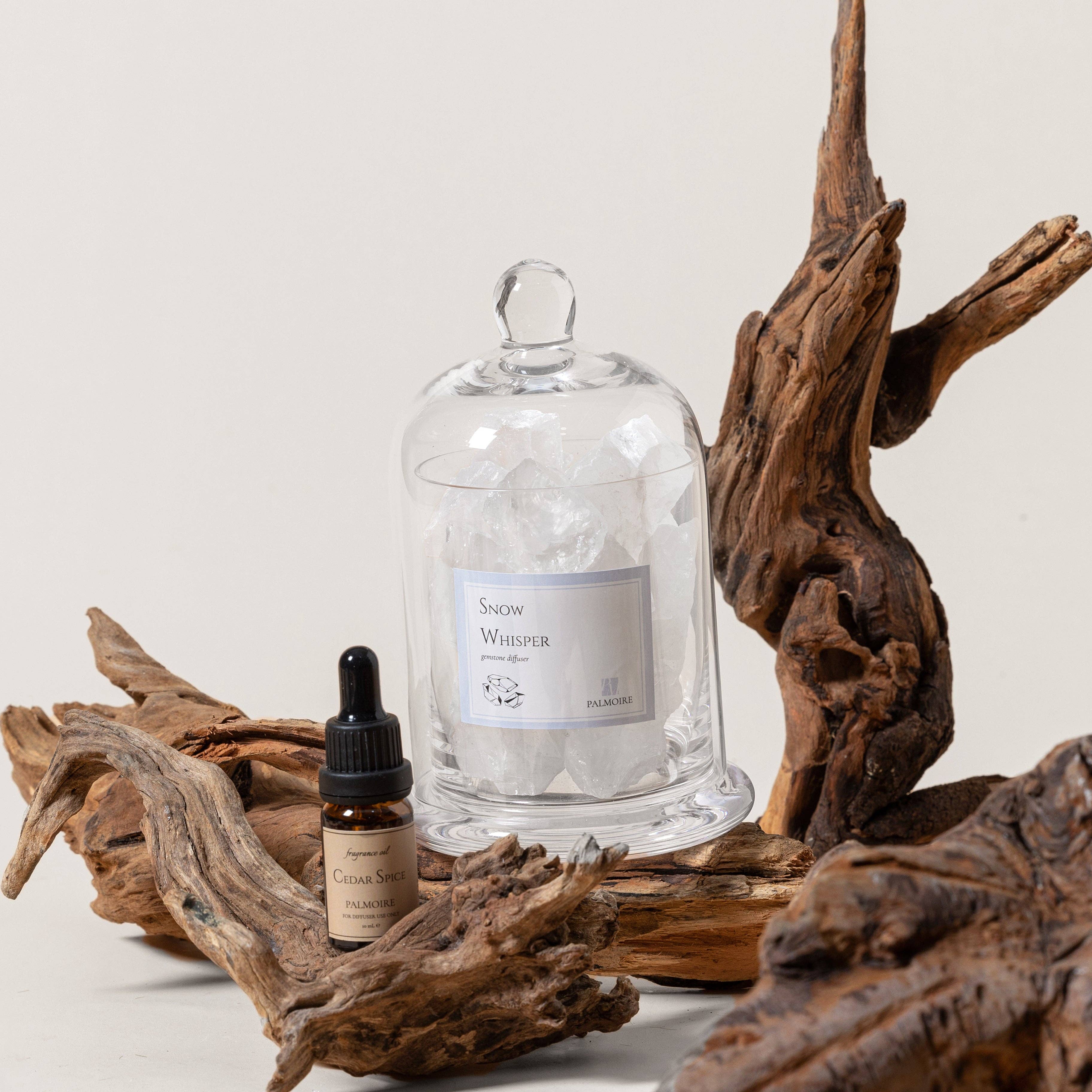 Snow Whisper Gemstone Diffuser [lemon/jasmine]
