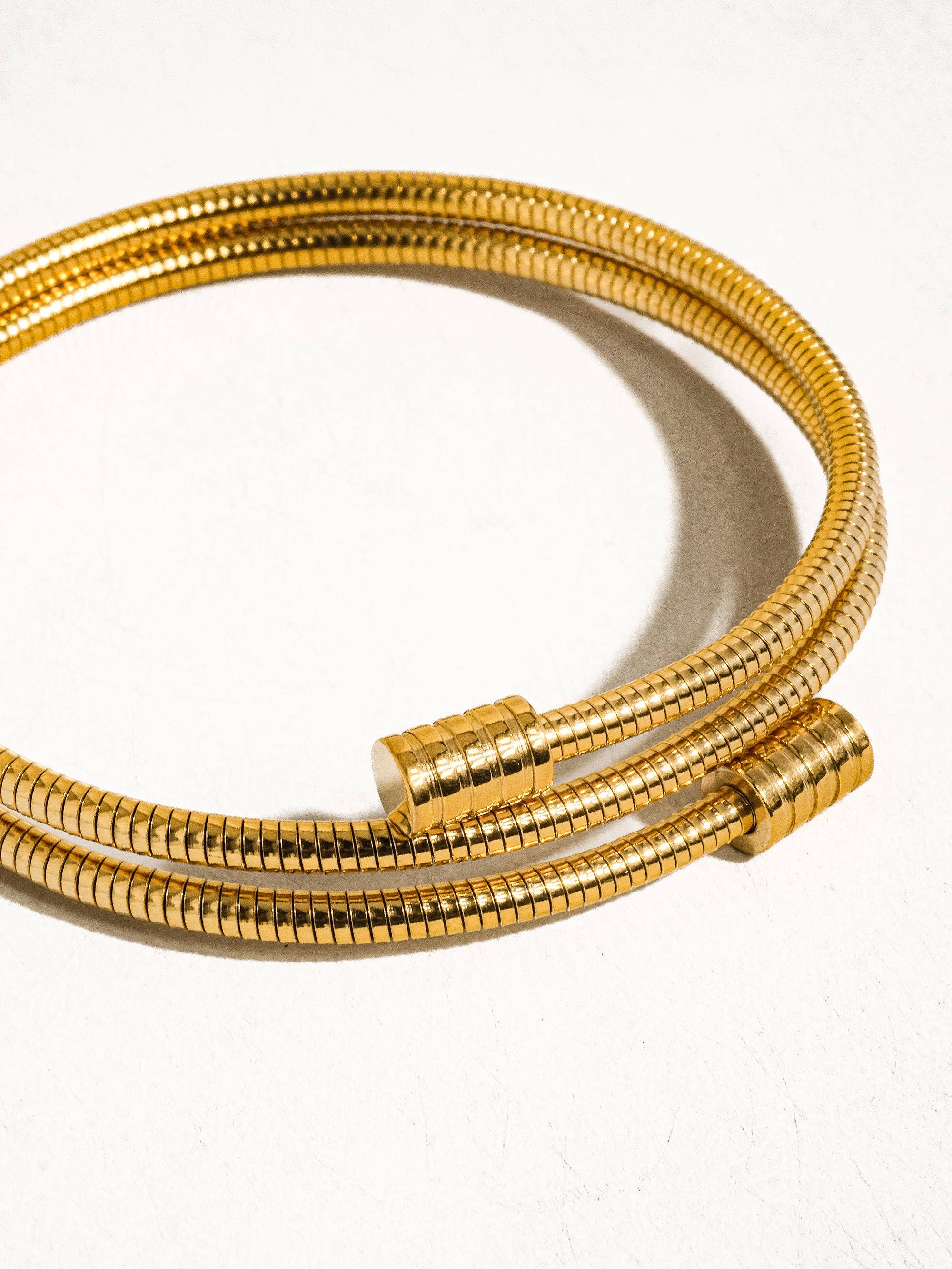 Snake Chain Cuff Bracelet