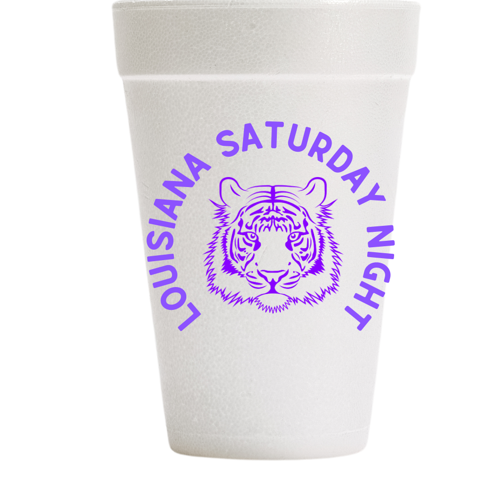Louisiana Saturday Night Tiger Cup Sleeve