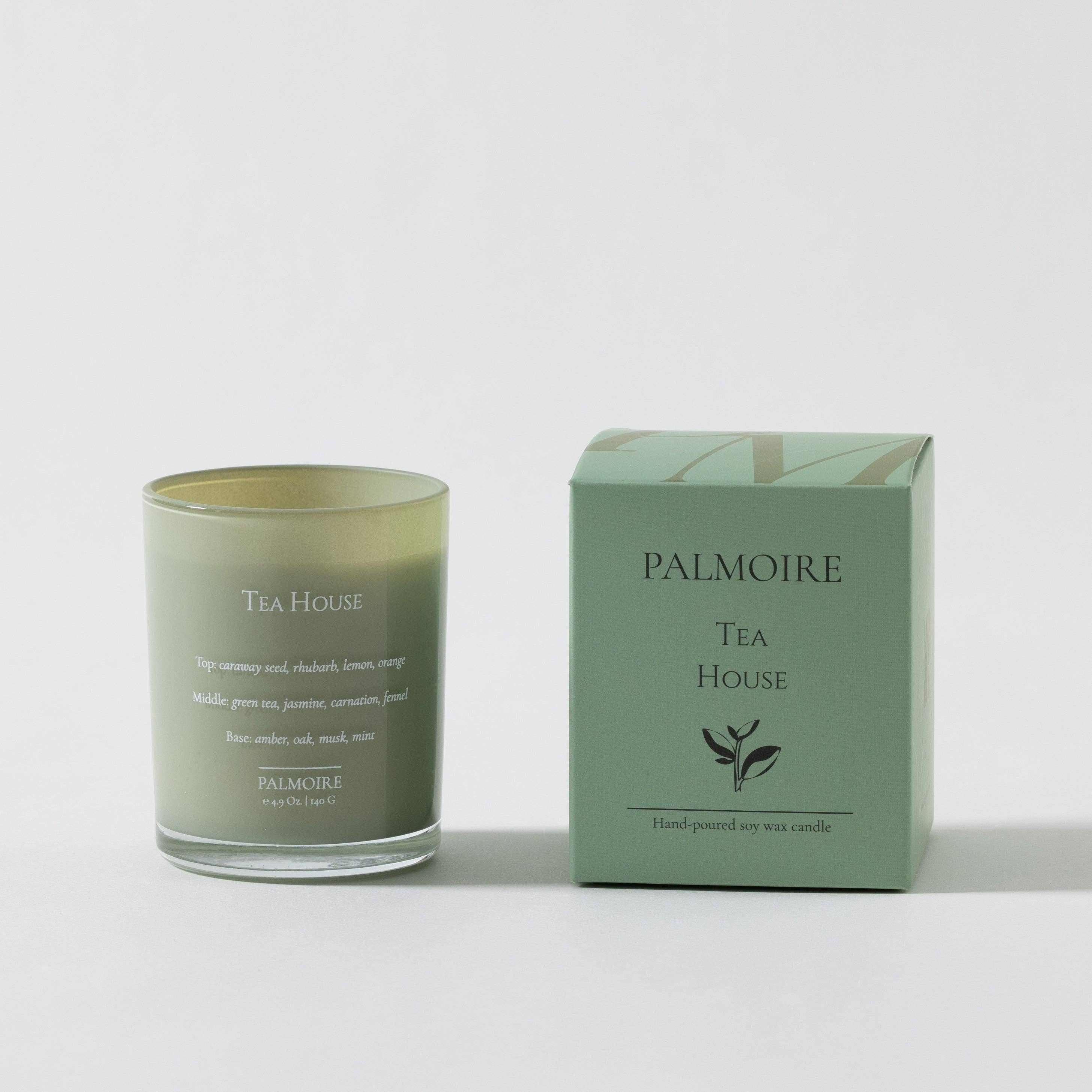 Tea House Soy Wax Candle [tea/jasmine/lemon]