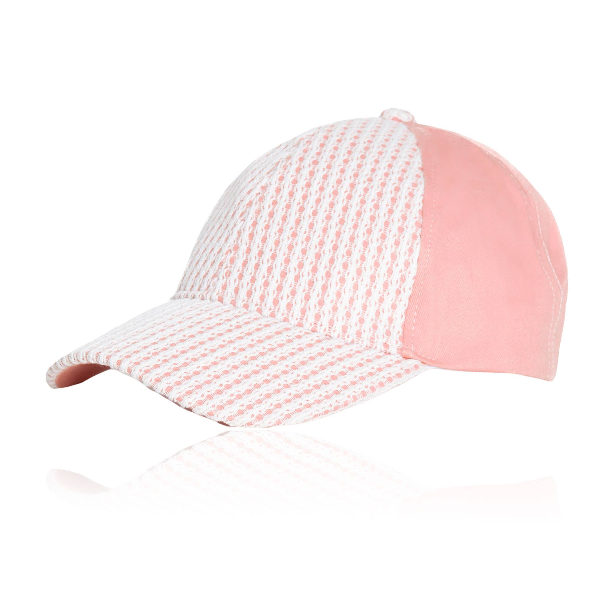 Light pink & Lace Baseball Cap