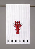 Crawfish Waffle Weave Kitchen Towel