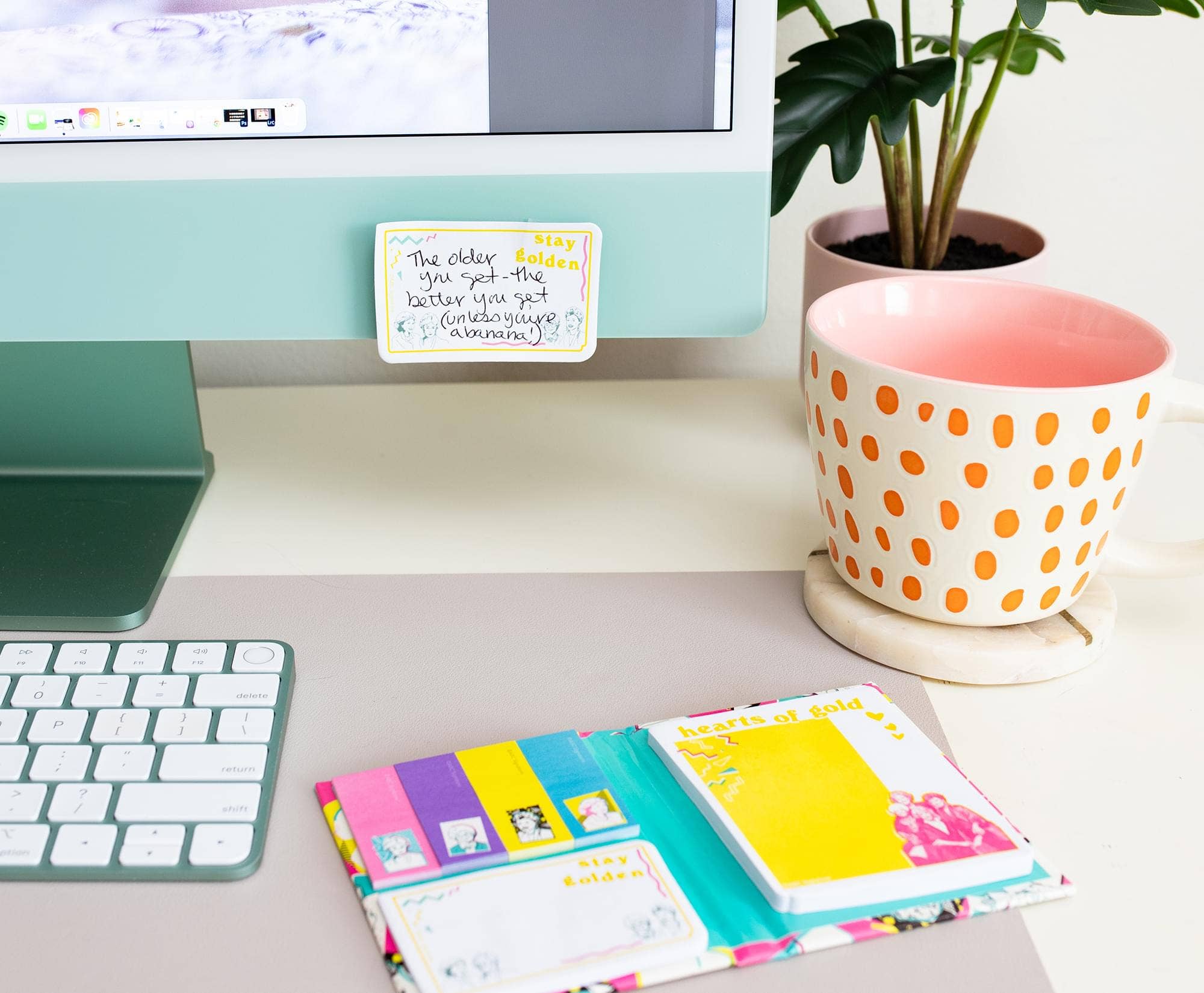 Golden Girls Fashion Sticky Note and Tab Set