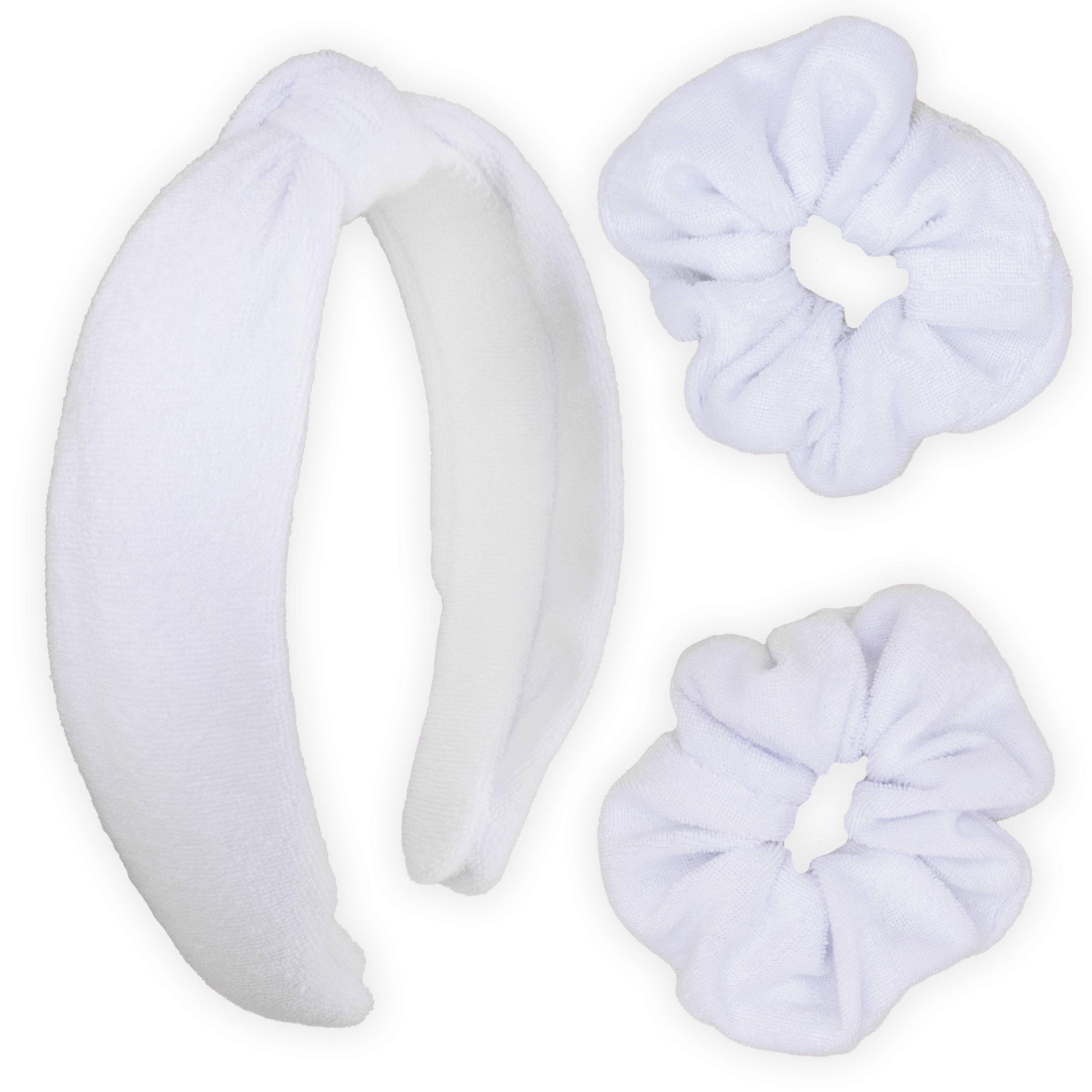Headband & Scrunchie Wristbands Set