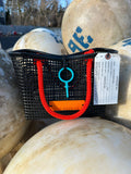 Mini Market Tote Bag ~ Orange Handle