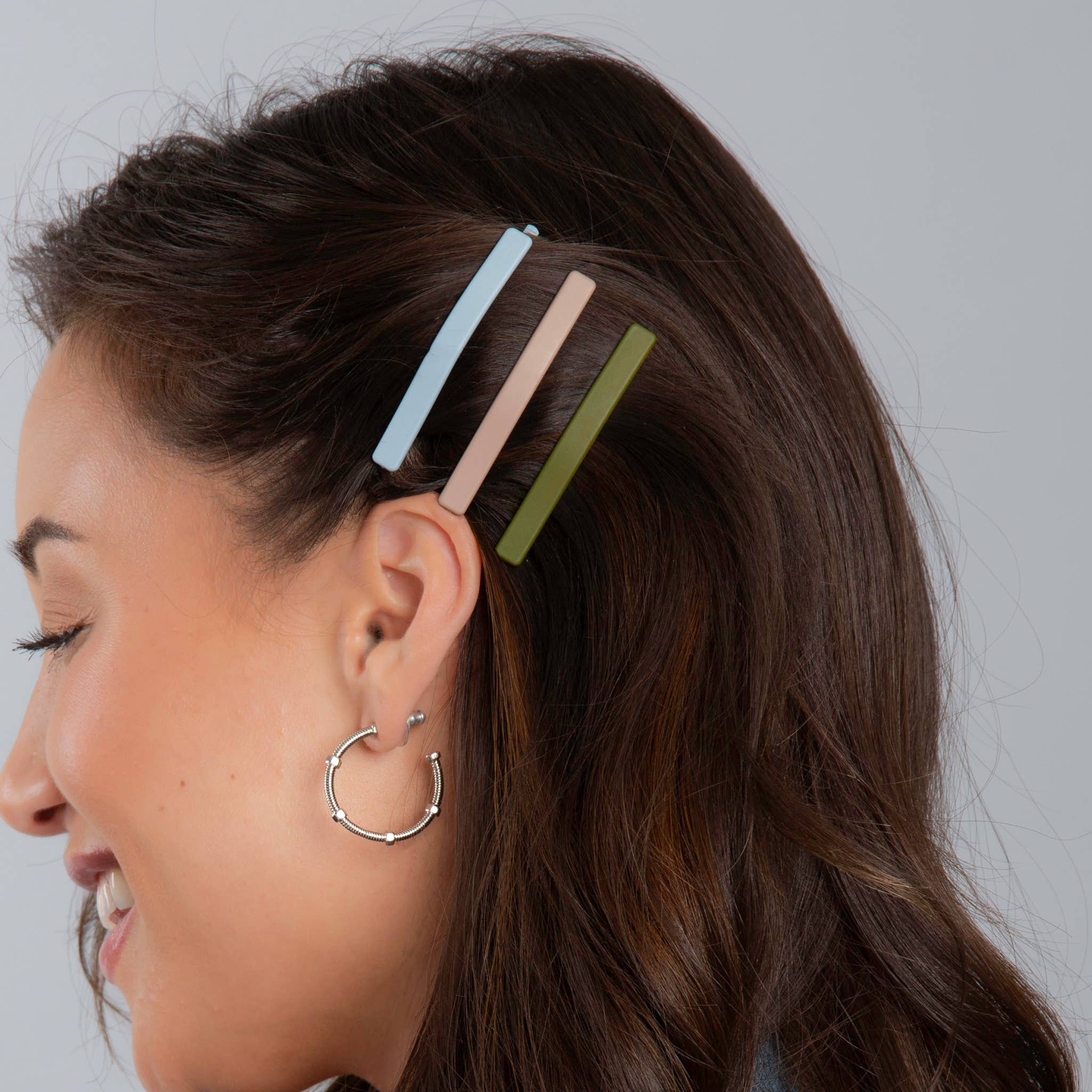 Olive 3 Piece Hair Pin Set