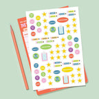Homework Planning Sticky Note pad
