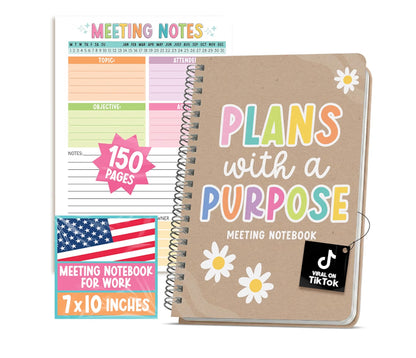 Meeting Planner Spiral Notebook