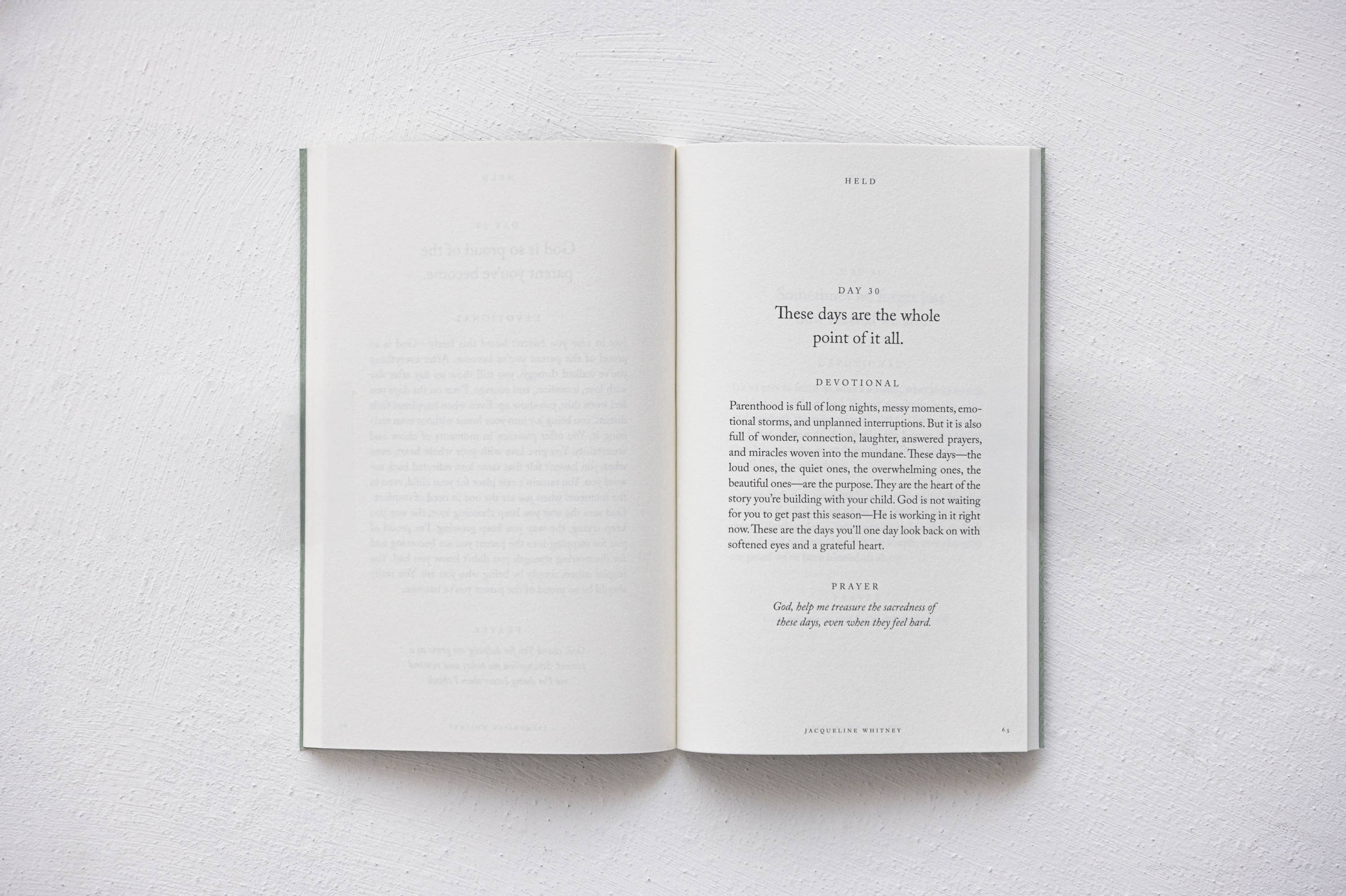 Held: A 50-Day Devotional for Parents
