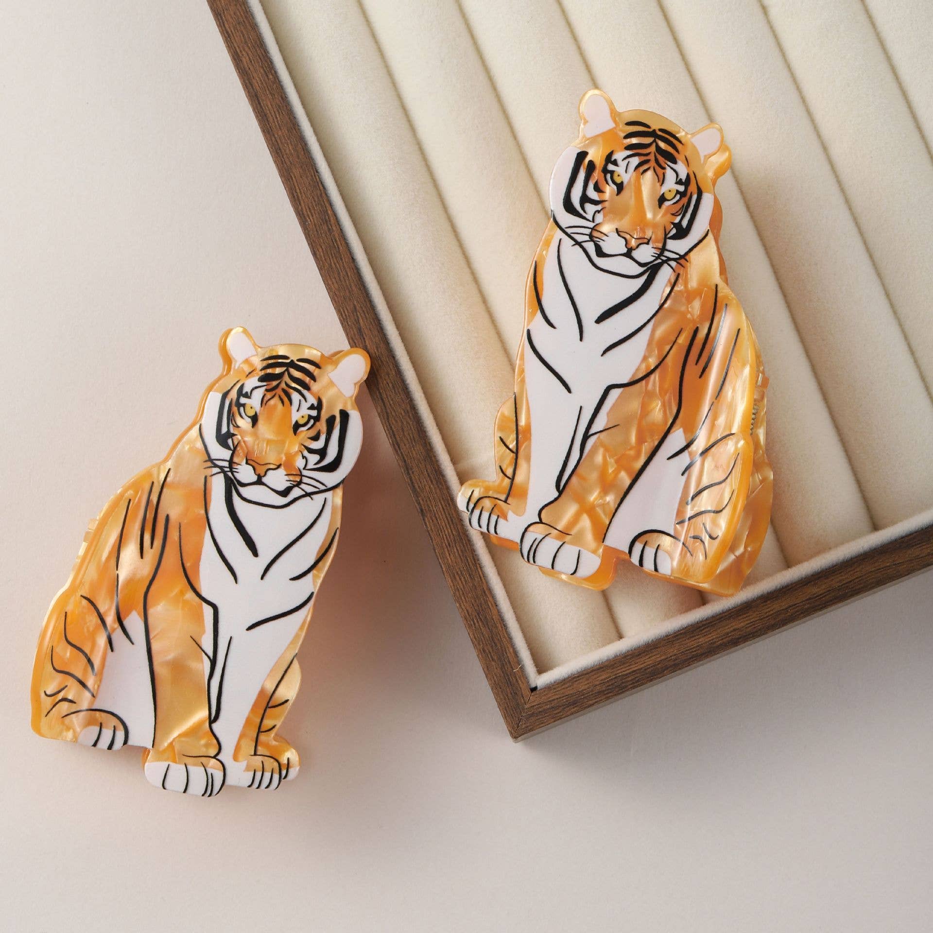 Geaux Tiger Hair Claw Clip