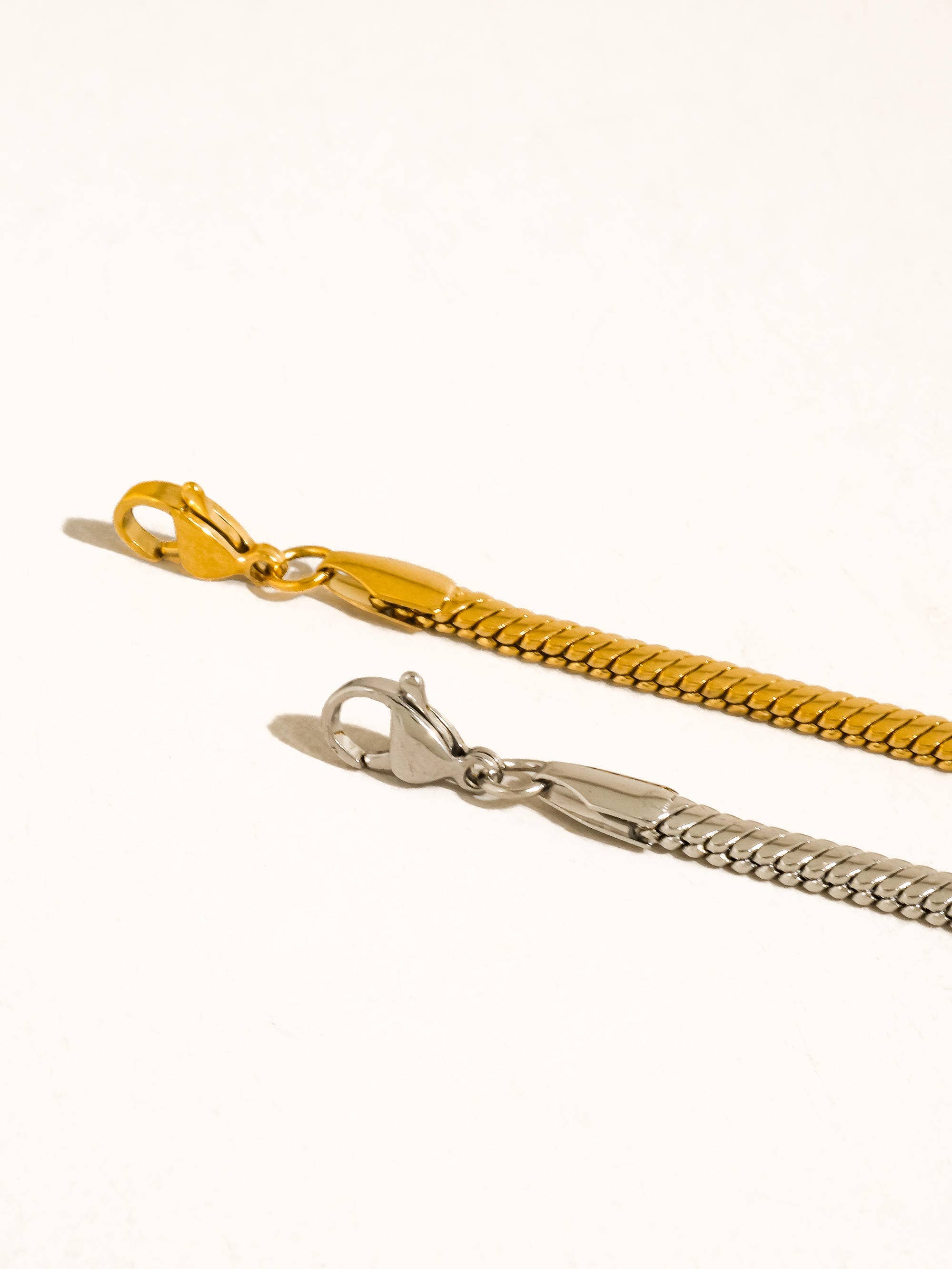 Levante 18K Gold Non-Tarnish Classic Snake Chain Bracelet