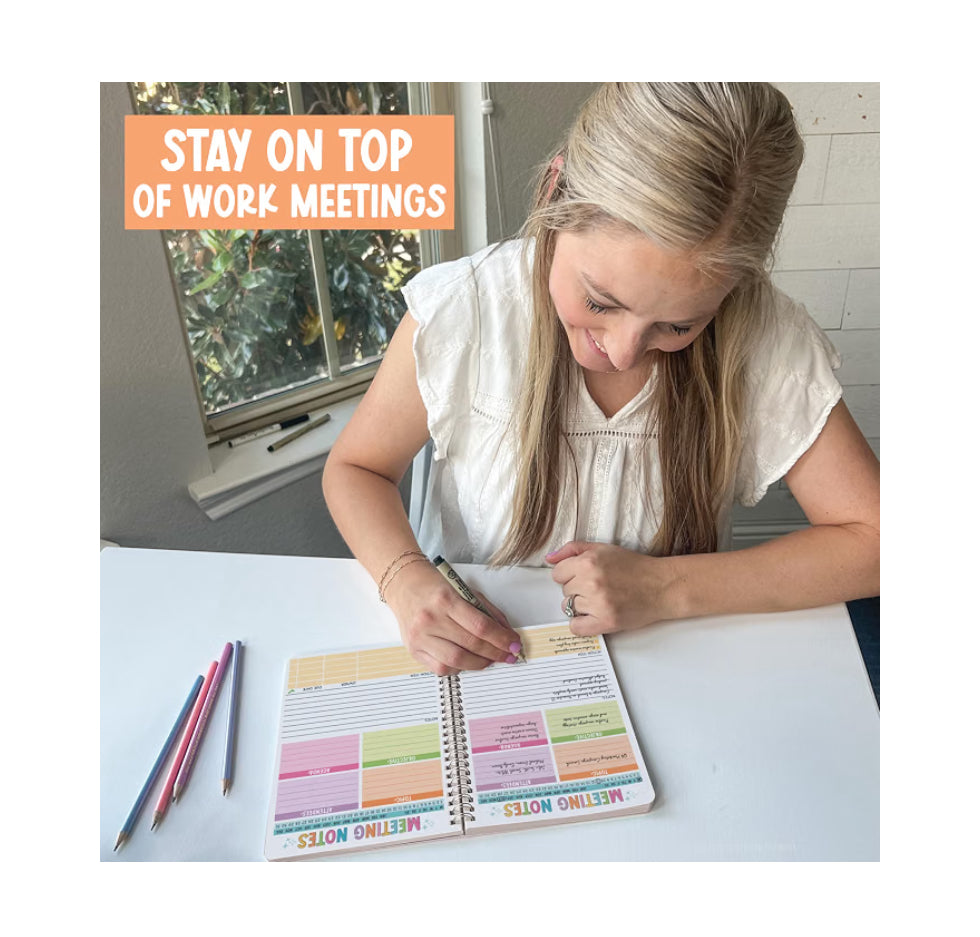 Meeting Planner Spiral Notebook