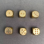 1pcs Brass Dice