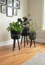 Wooden plant stand