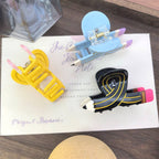 Creative Twisted Pencil Acetate Hair Claw Clip