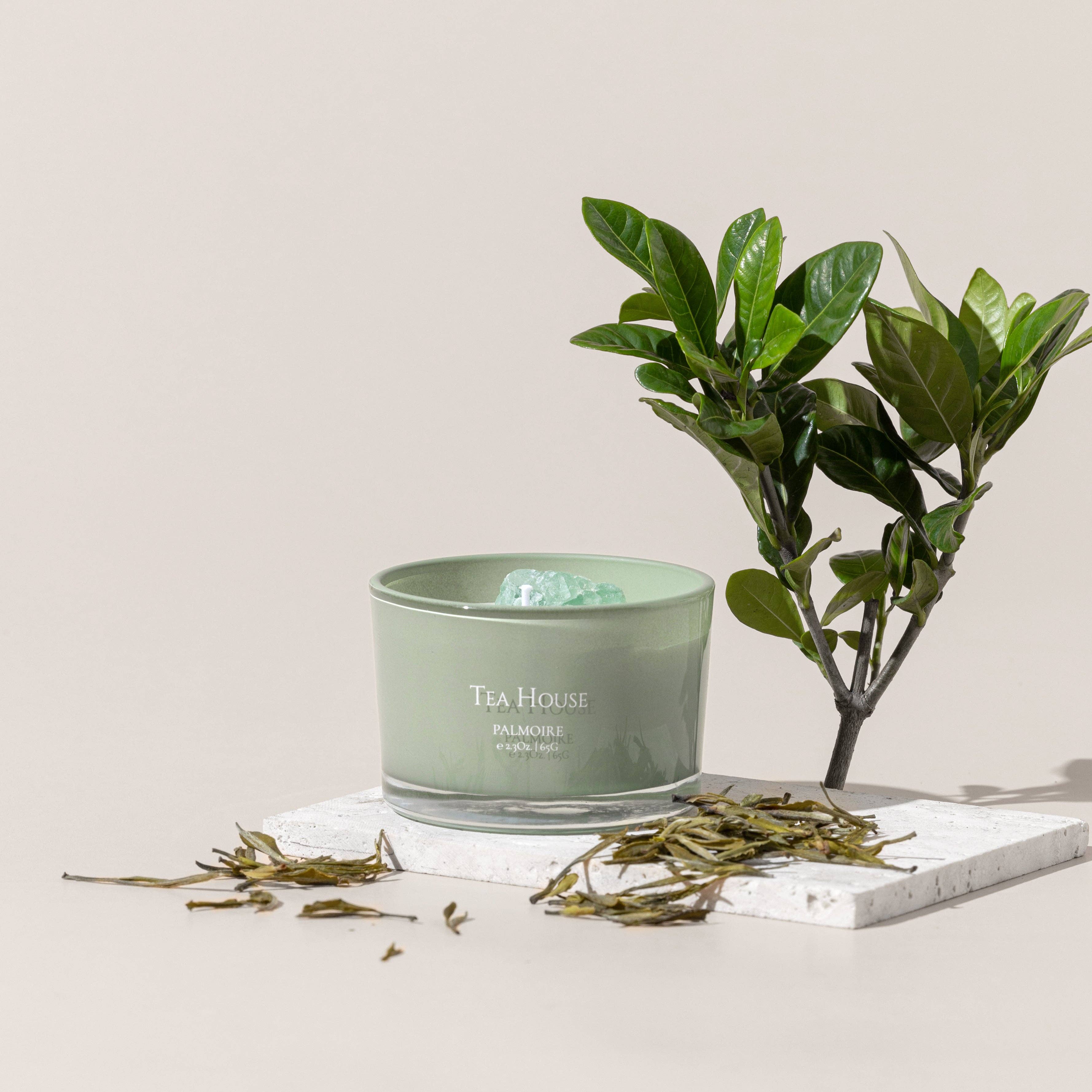Tea House Soy Wax Candle [tea/jasmine/lemon]