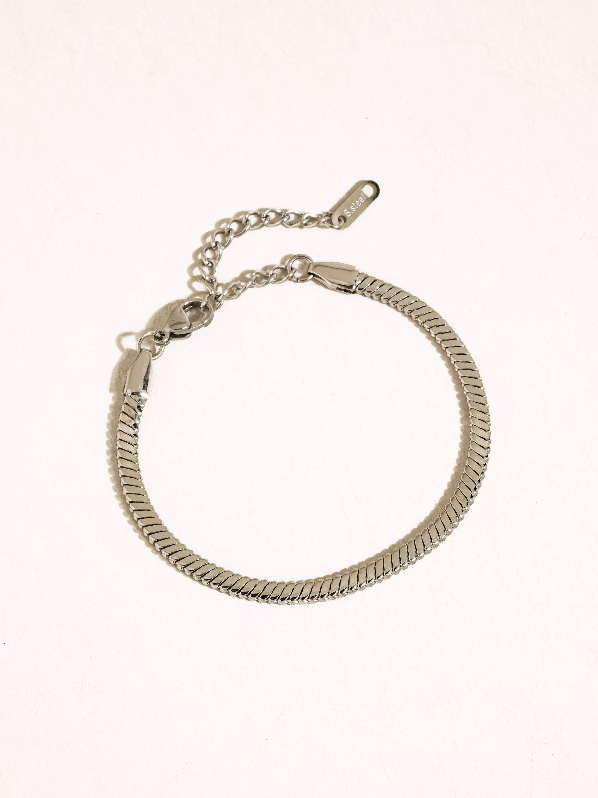 Levante 18K Gold Non-Tarnish Classic Snake Chain Bracelet