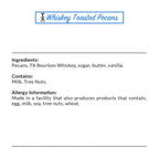 TX Bourbon Whiskey Toasted Pecans - 1.2oz