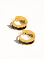 Etta Hoop Earring: Purple