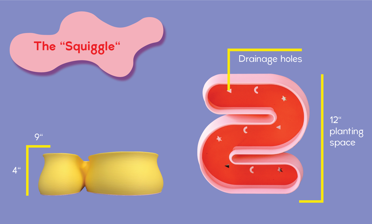 The Squiggle Planter For Arrangements