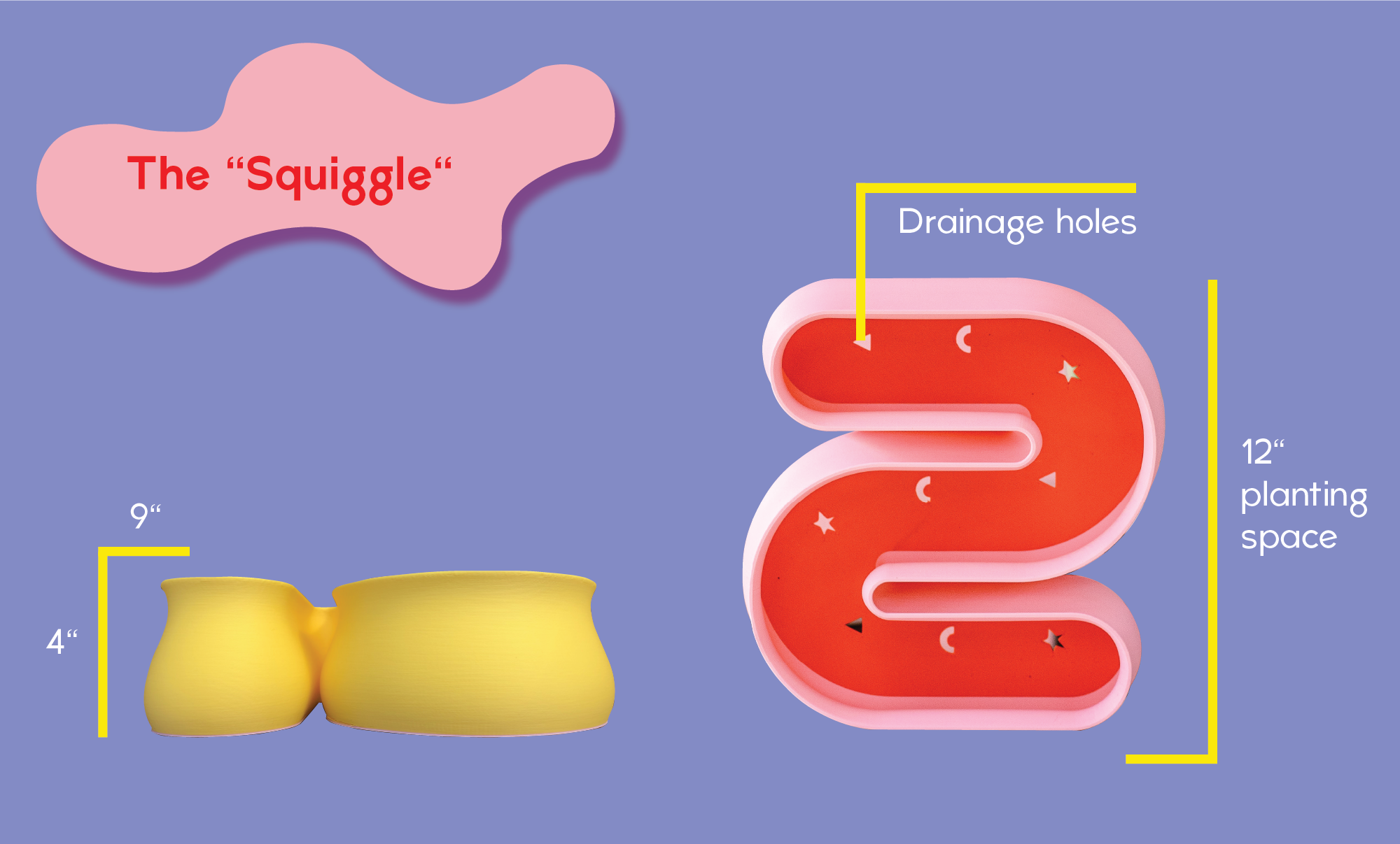 The Squiggle Planter For Arrangements