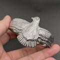 Egyptian Divine Bird 18K Gold Plated S.Steel Cuff - FGS