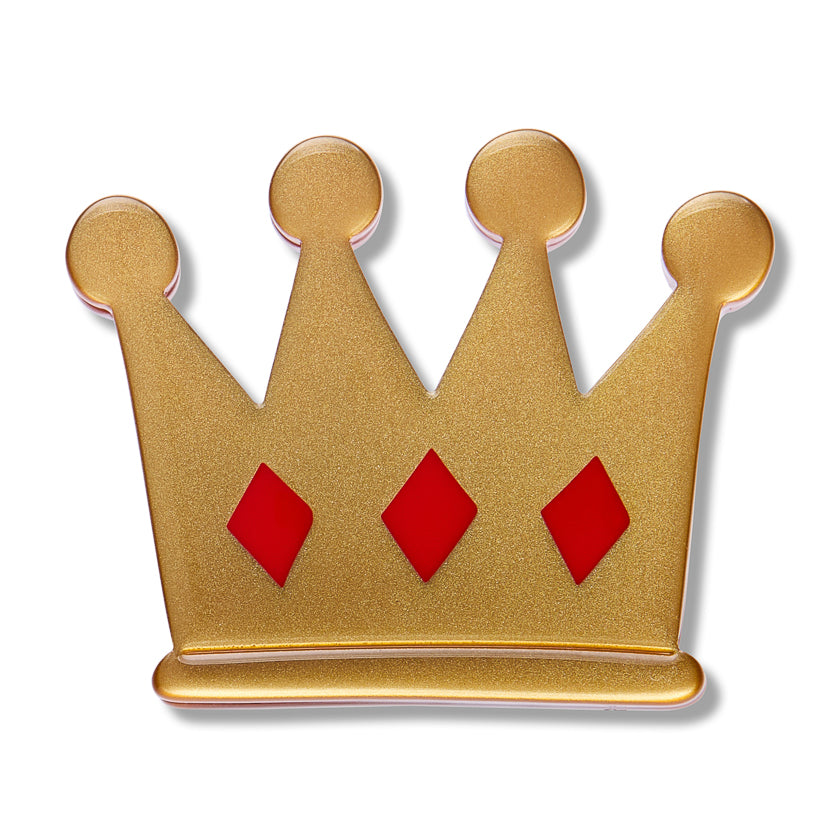 Crown Simplified Mini Brooch by Erstwilder