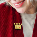 Crown Simplified Mini Brooch by Erstwilder