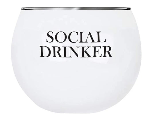 Social Drinker Glass