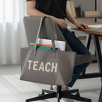 SALE Teach tote Canvas Bag
