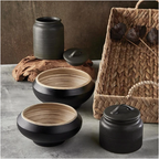 Black Bamboo Bowl