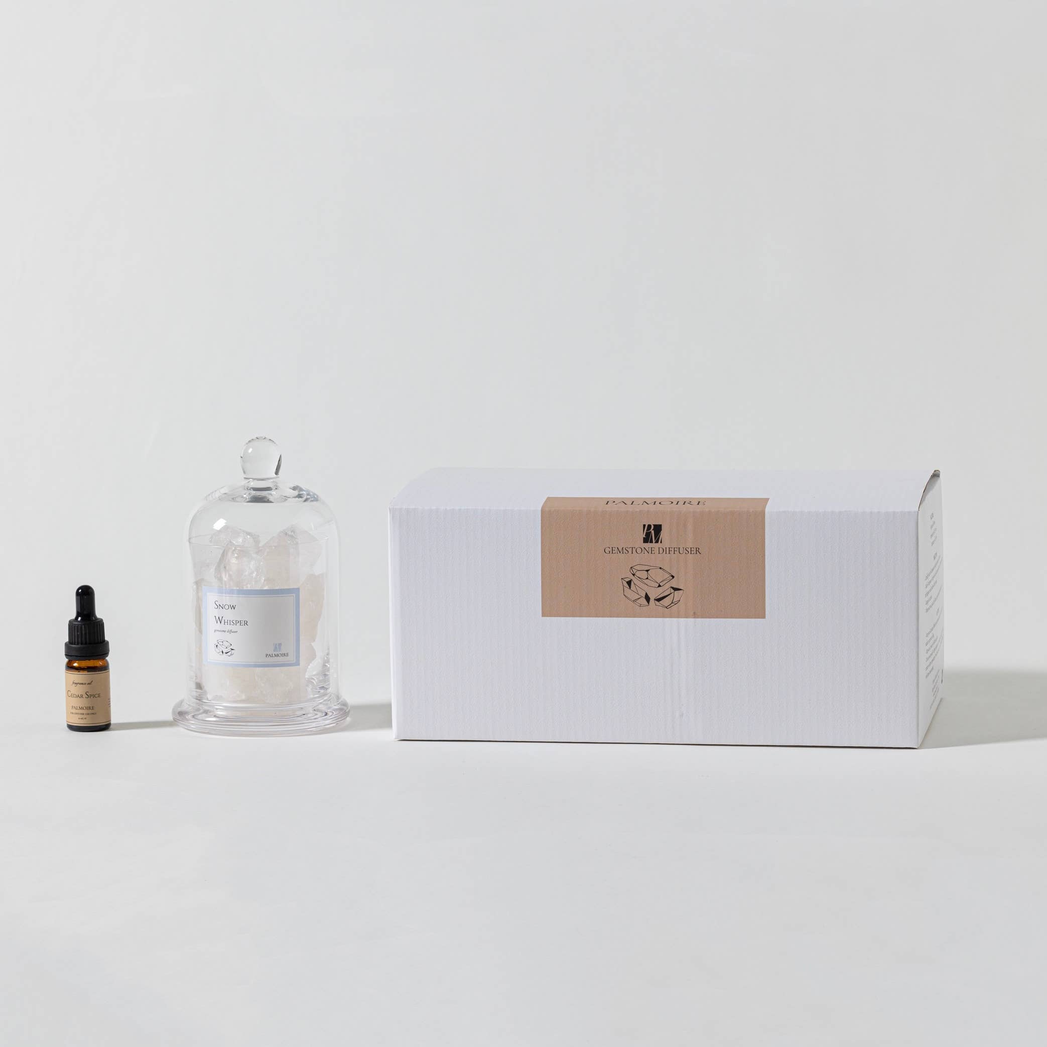 Snow Whisper Gemstone Diffuser [lemon/jasmine]