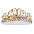 Stretch Glitter Princess Tiara Headbands