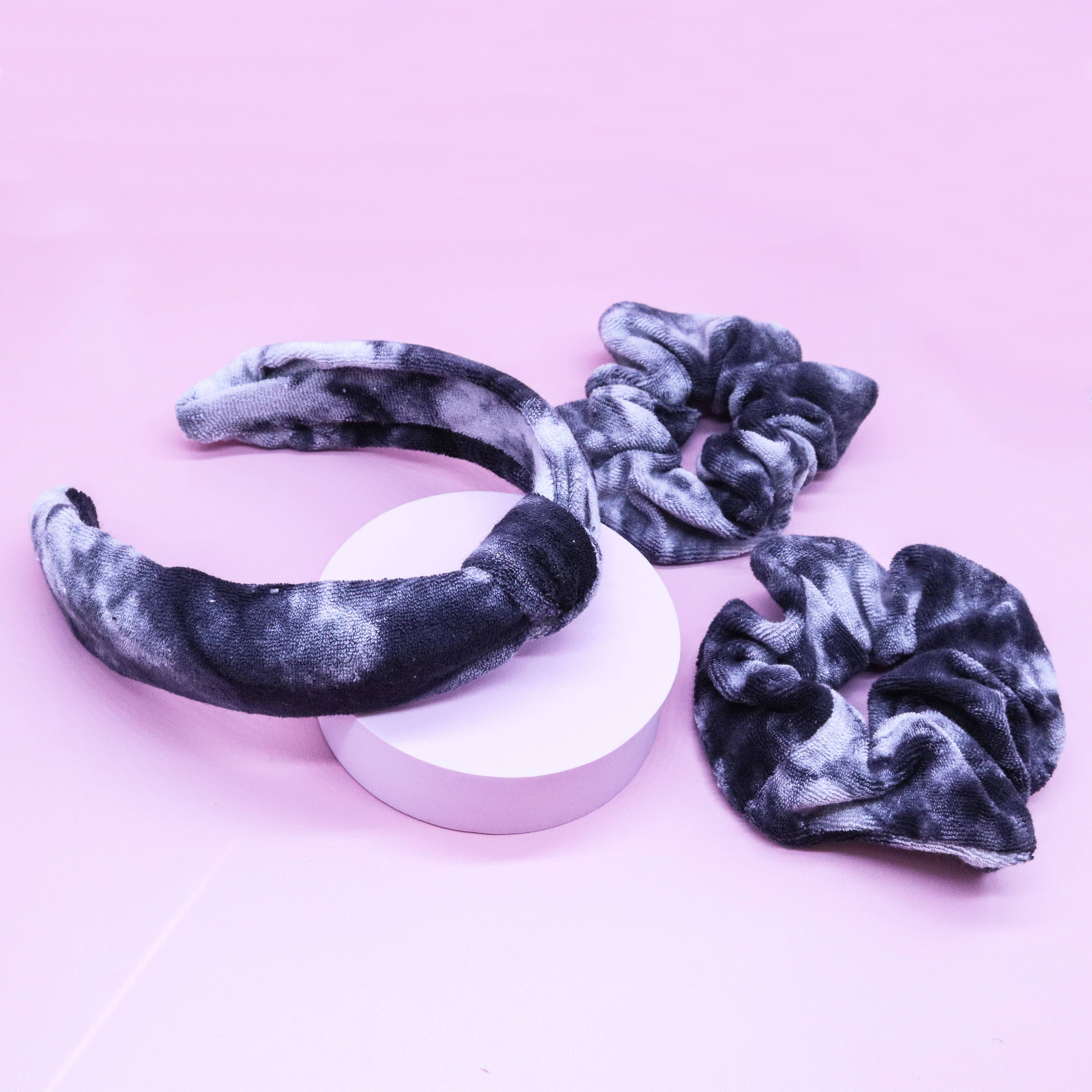 Headband & Scrunchie Wristbands Set