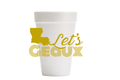 Let's Geaux Game Day Tigers Cup Sleeve