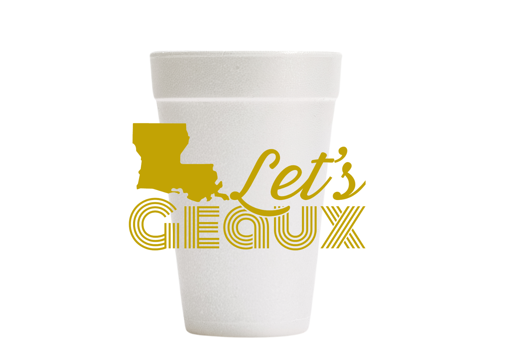 Let's Geaux Game Day Tigers Cup Sleeve