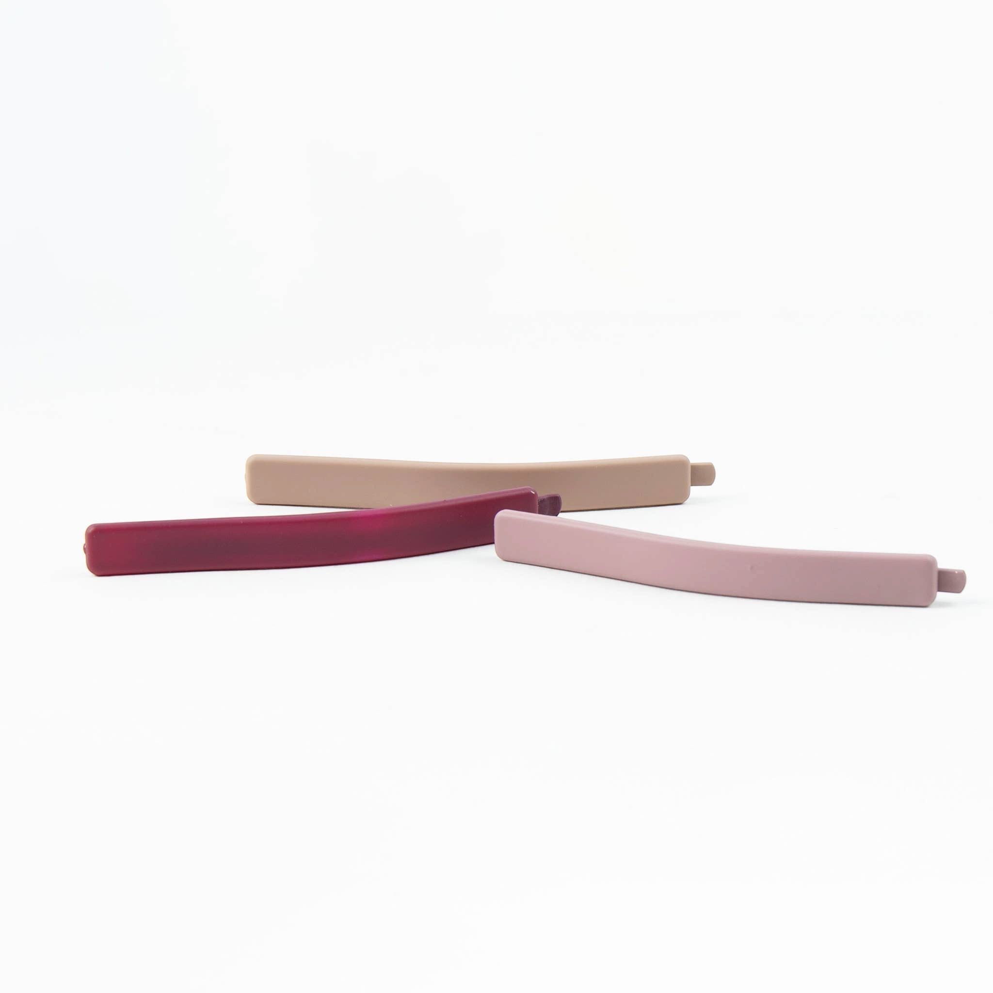 Plum 3 Piece Sidra Hair Pin Set: