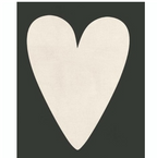 Double Sided, reverse black Heart Throw Blanket