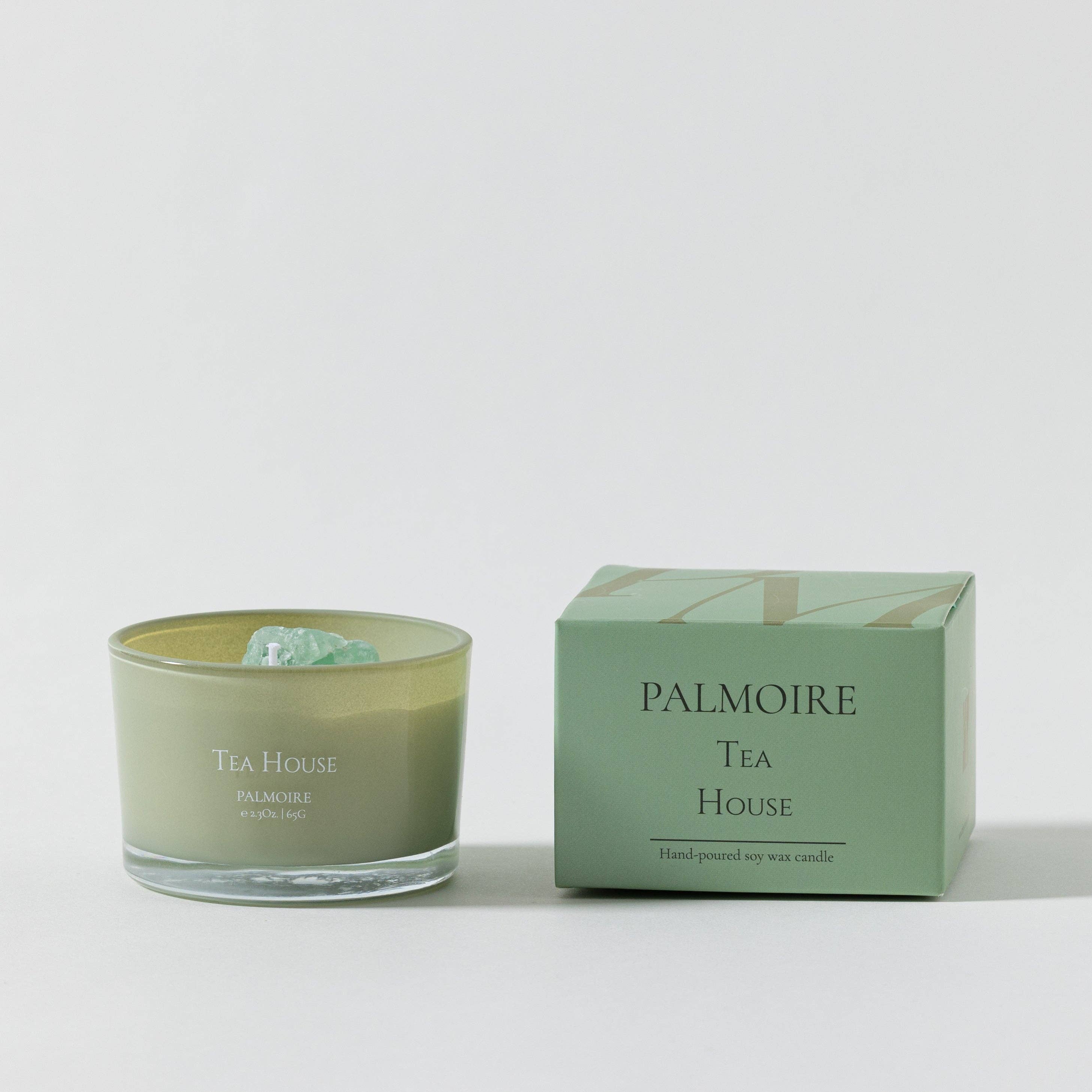 Tea House Soy Wax Candle [tea/jasmine/lemon]