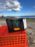 Mini Market Tote Bag ~ Black handle