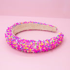 Padded Sprinkles Headband - Confetti Hair Band