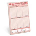 What to Get Done So I Can Have a Drink Pad