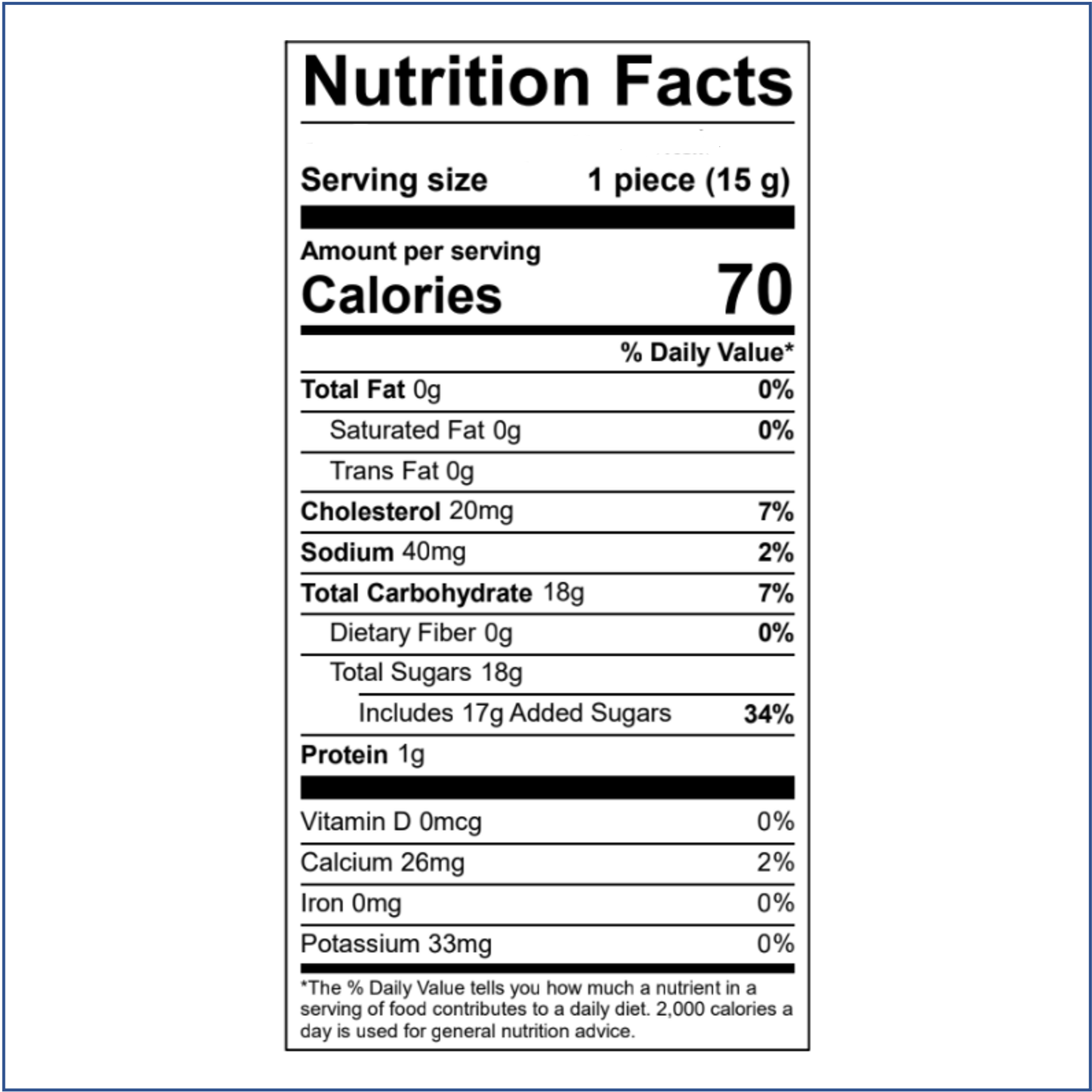 Coffee: 1/4 lb bag