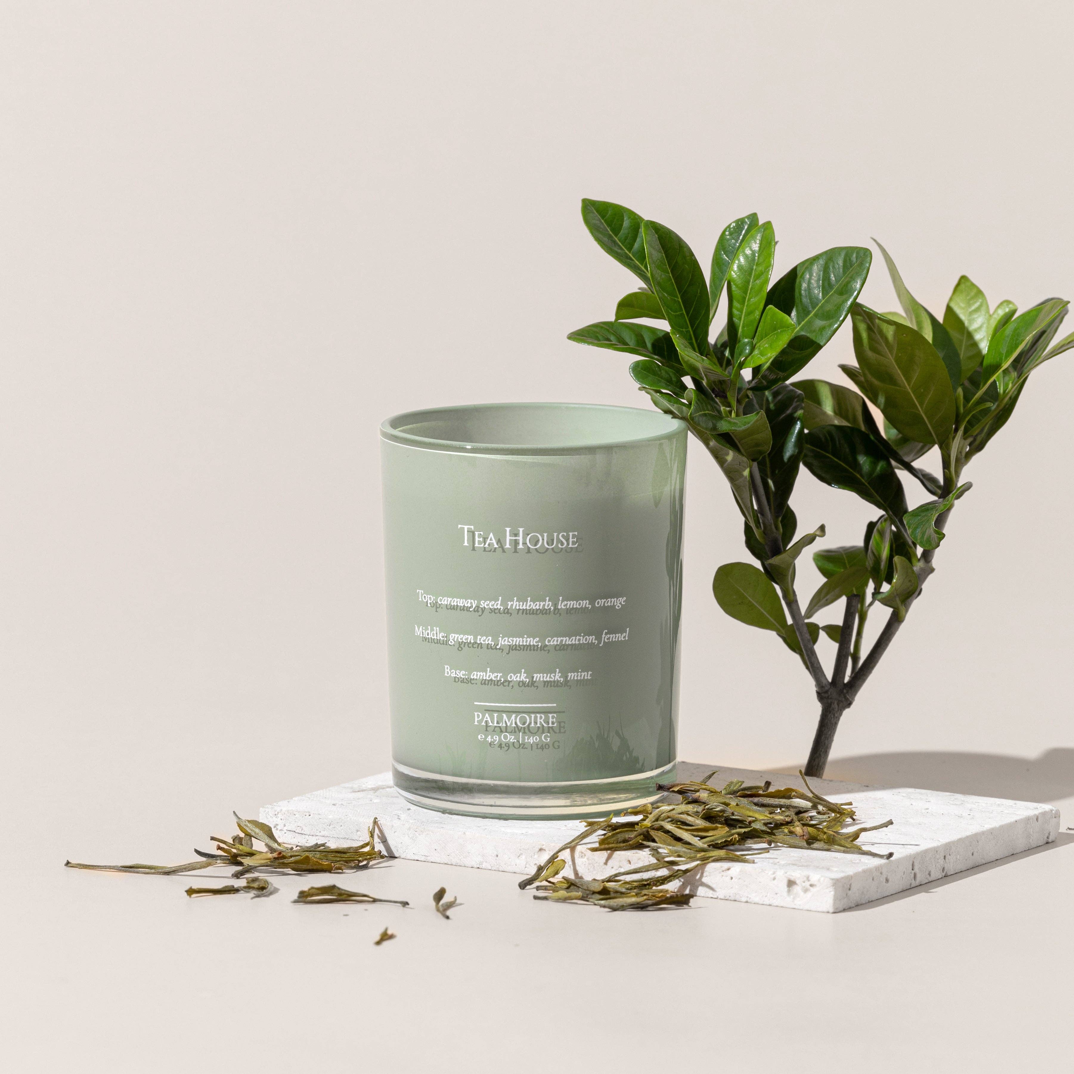 Tea House Soy Wax Candle [tea/jasmine/lemon]
