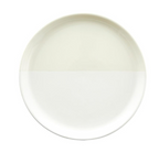 White Dipped Appetizer Plate Set