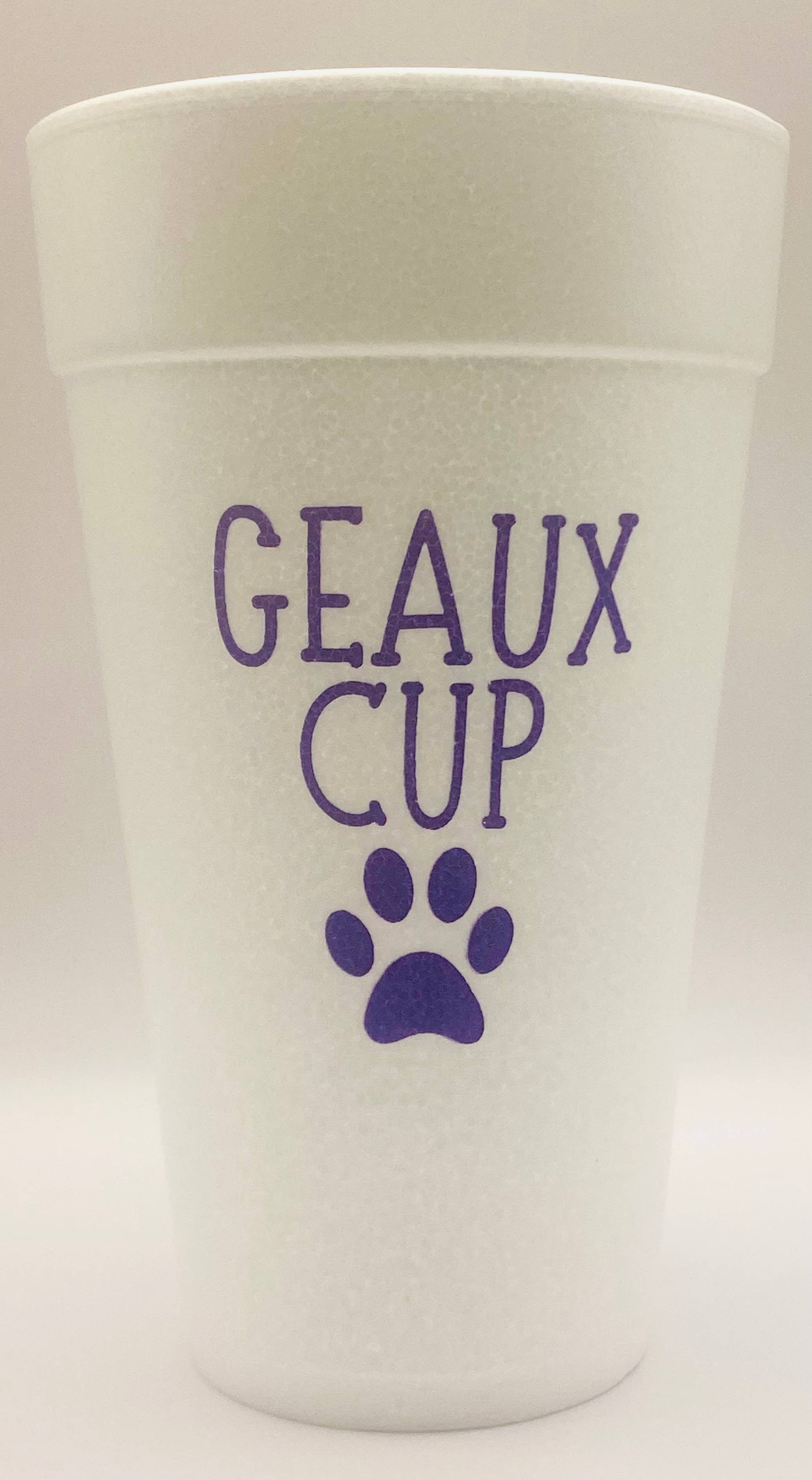 Geaux Tigers Cup Sleeve – LSU Purple